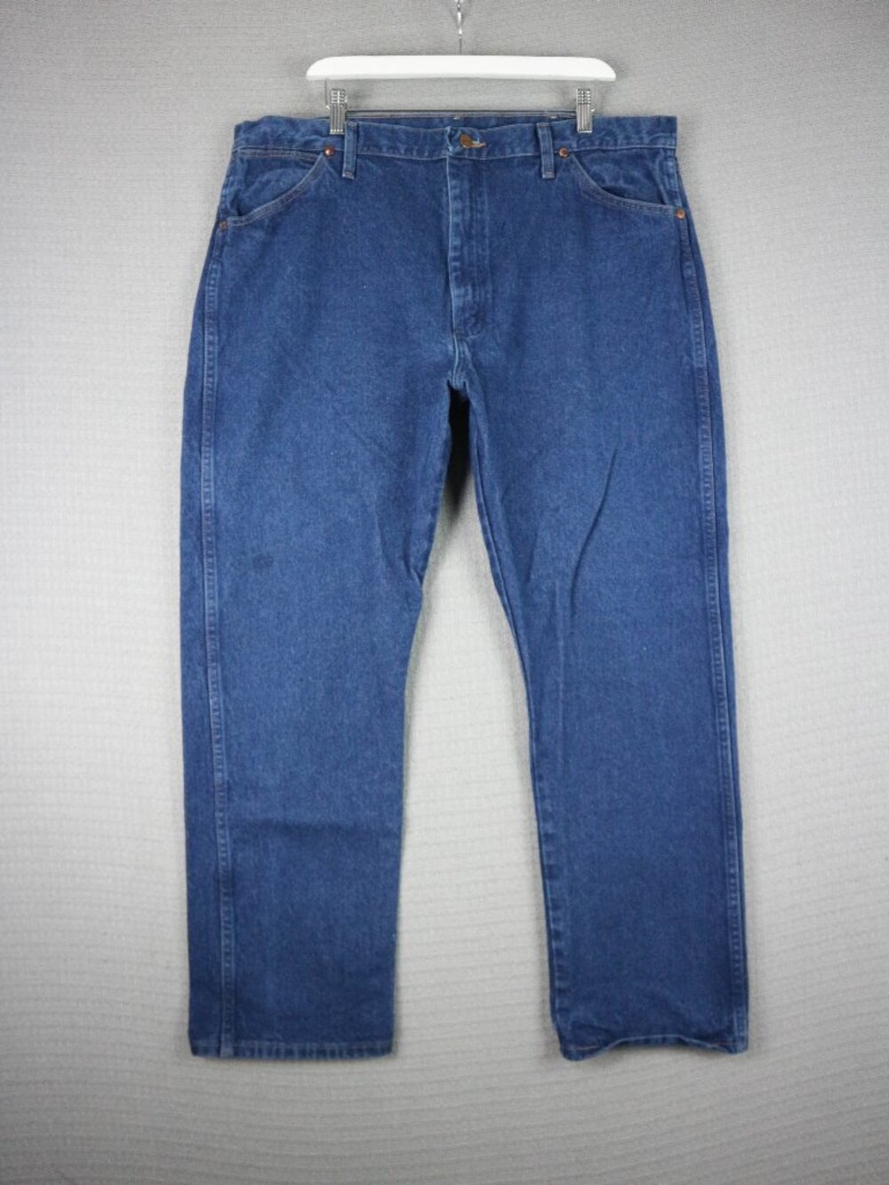 Wrangler Original Cowboy Cut Indigo Denim Jeans 13MWZPW 40x30 Mexico Vintage